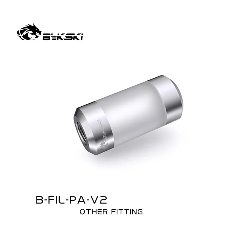 Bykski  B-FIL-PA-V2,DIY Acrylic G1/4 Male To Male Water Filter Fitting Connector,PC Cooling Accessories