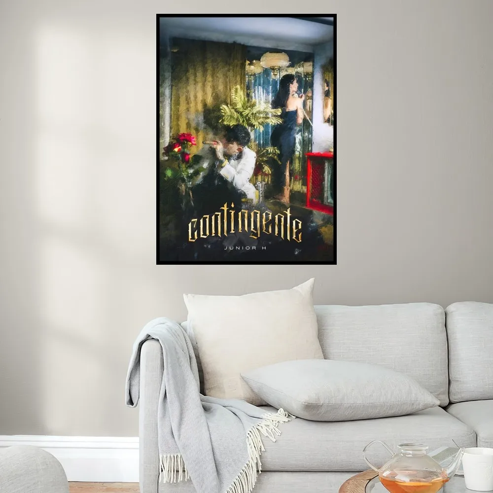 가수 주니어 H Rompe La Dompe 포스터 인쇄 벽 그림, 침실 거실 장식, 사무실 소형