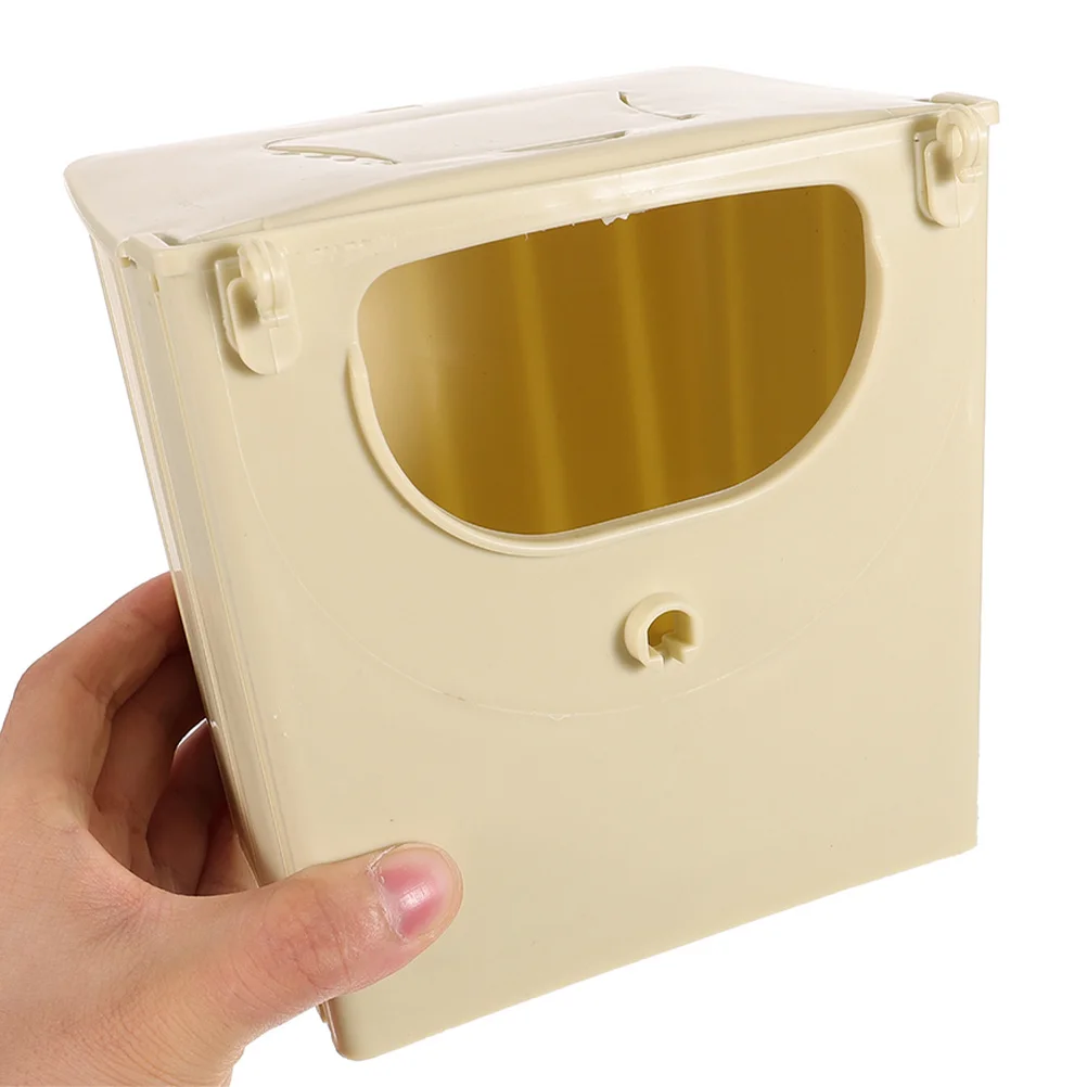 

5Pcs Plastic Bird Nest Breeding Box Parakeet Cage Small Parrot Nesting Box Outdoor Bird Roost Sparrows Nest Parakeet Cage