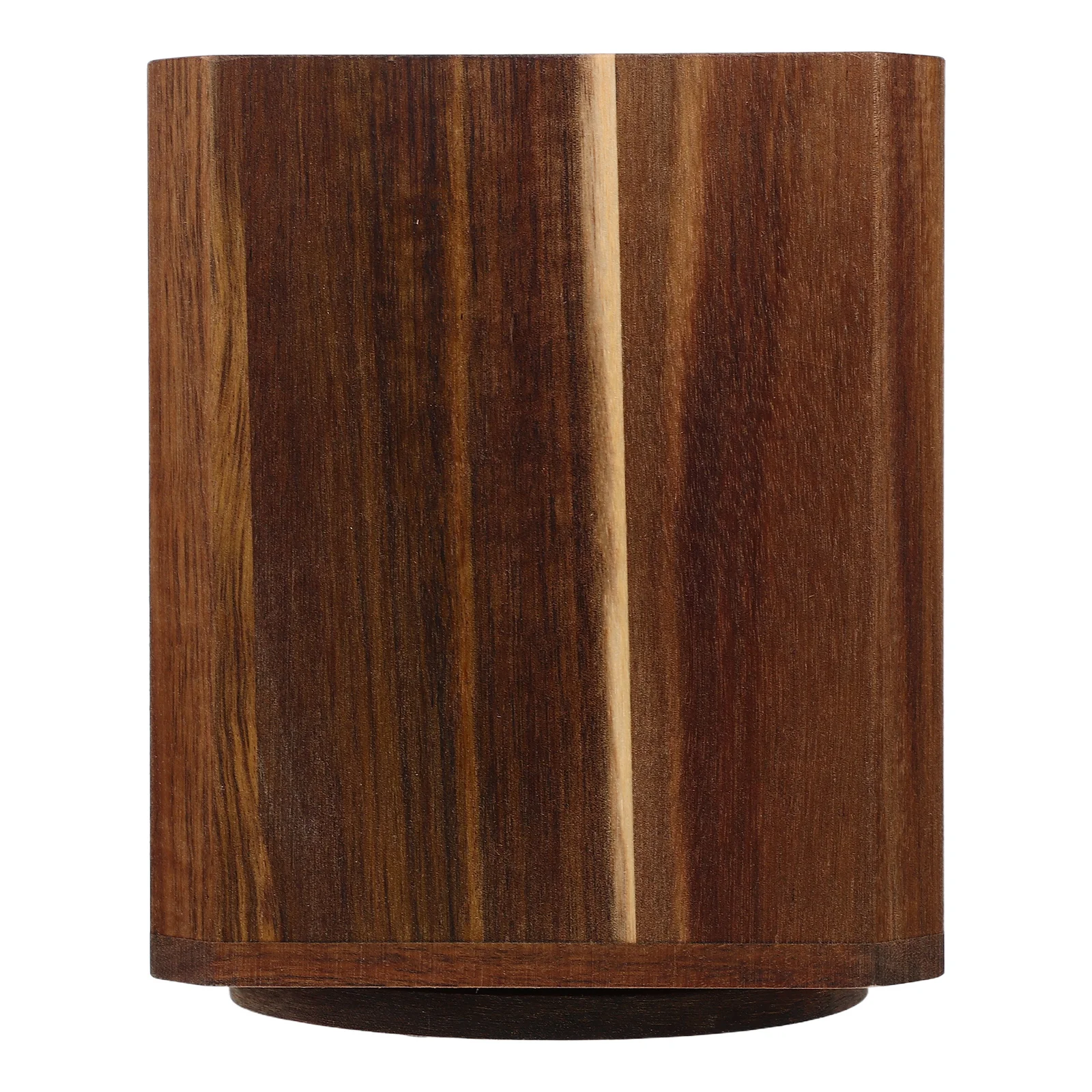 

Large Kitchen Counter Silverware Holder Rotatable Wooden Base Cutlery Drainer Storage Rack Elegant Space Saving Solution