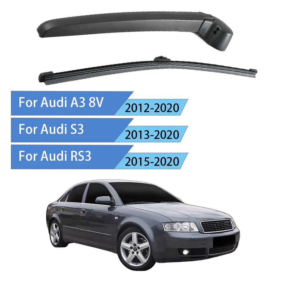 

Заднее ветровое стекло для Audi A3 8V 2012-2020, для Audi S3 2013-2020, для Audi RS3 2015-2020, комплект рычагов заднего стеклоочистителя