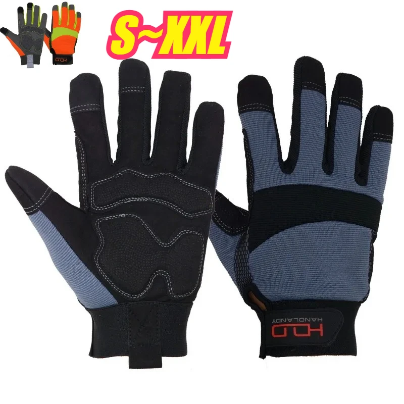 Wear-resistant Microfiber Construction Industrial Handling Machine Repair Labor Insurance Gloves Horse Riding Riding Gloves