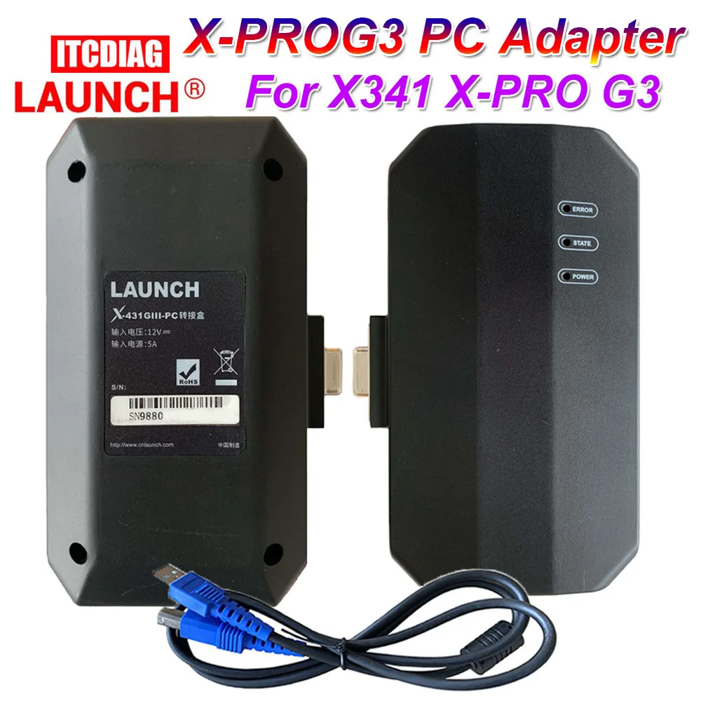 

Newest Original Launch X-PROG3 PC Adapter USB XProg3 ECU Programmer X431 IMMO Program Support Engine Data Validation Functionmer