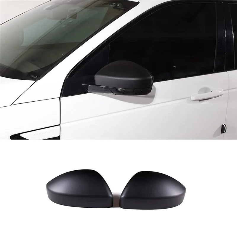 Rearview Mirror Cover Side Mirror Protector Trim for Land Rover Evoque Discovery for Jaguar F-Pace X761, Matte