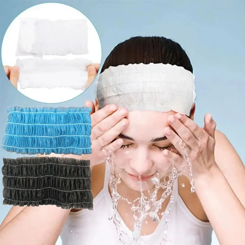 Nuevo gorro de ducha desechable, diademas elásticas no tejidas, accesorios para pestañas, pestañas de injerto, Spa, suministros de baño, peluquería