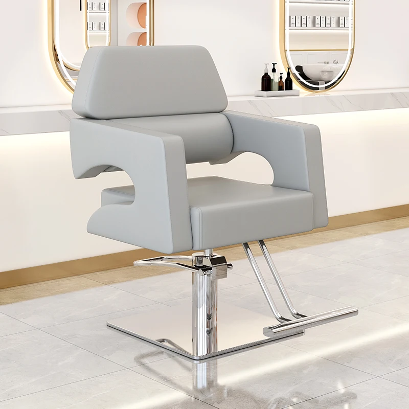 كراسي حلاقة حديثة فريدة من نوعها، كراسي صالون بسيطة وبسيطة وموفرة للمساحة، أثاث صالون Friseurstuhl الاسكندنافي #5