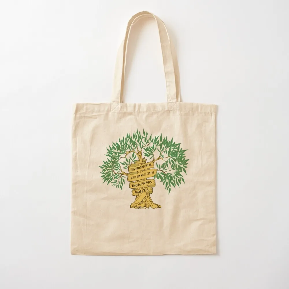 Environmental activism must centre Indigenous voices Tote Bag Shopper handbag Customizable tote bag Big bag women