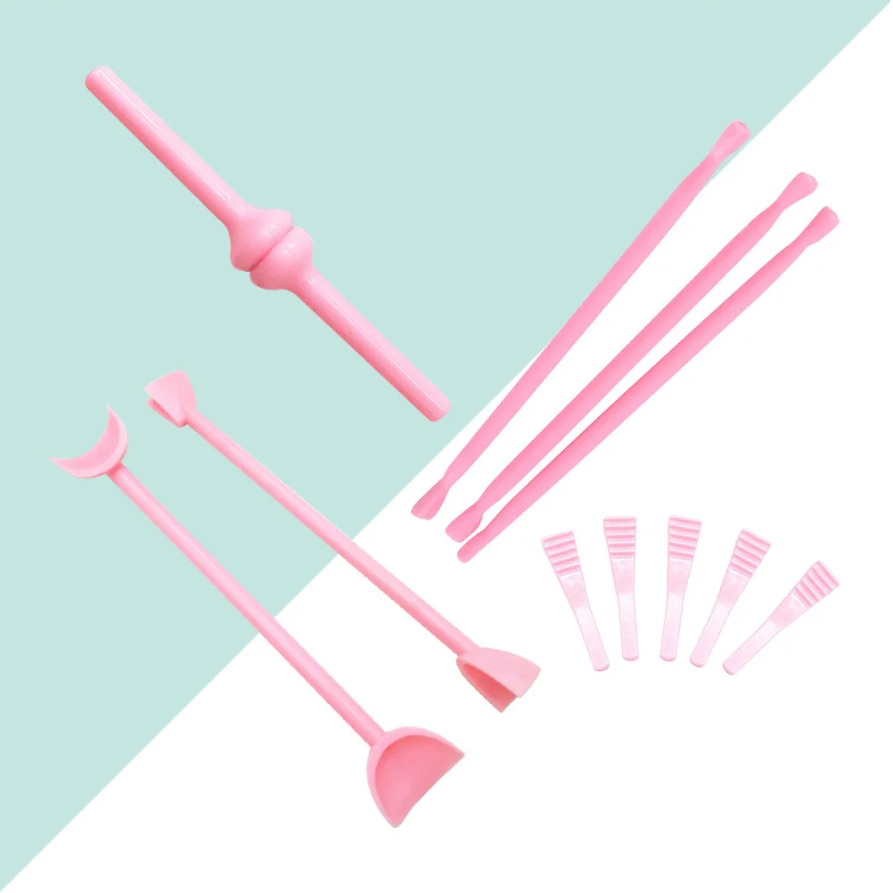 

11 pcs Cake Carving Set 11-Piece Fondant Decorating Kit For Baking Sculpting Detailing Cup Chisel Angle Flat Taper Tools Clay