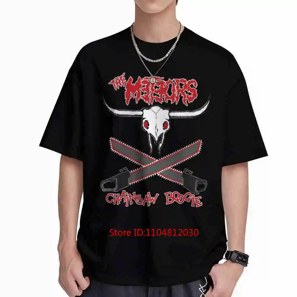 The Meteors Chainsaw Boogie Short Sleeve Tee 100% Cotton T-Shirt