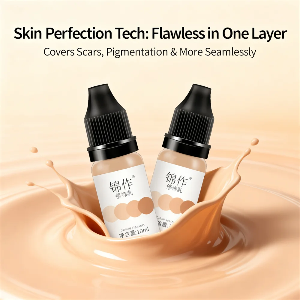 GINZO Skin Camouflage Pigment For Semi-Permanent Makeup 52 Color Professional Body Tattoo Ink for Stretch Mark Surgical Scar