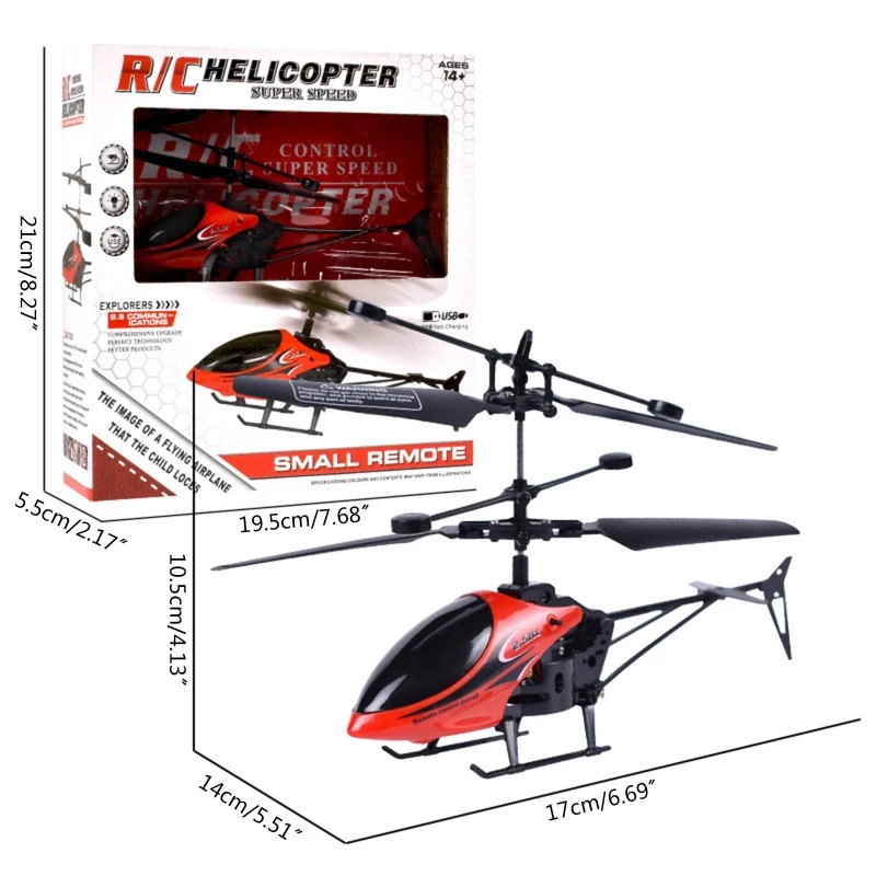 RC Helicopter Drone with Light Electric Flying Toy Radio Remote Control Aircraft Indoor Outdoor Game Adults Kids Toys Gifts