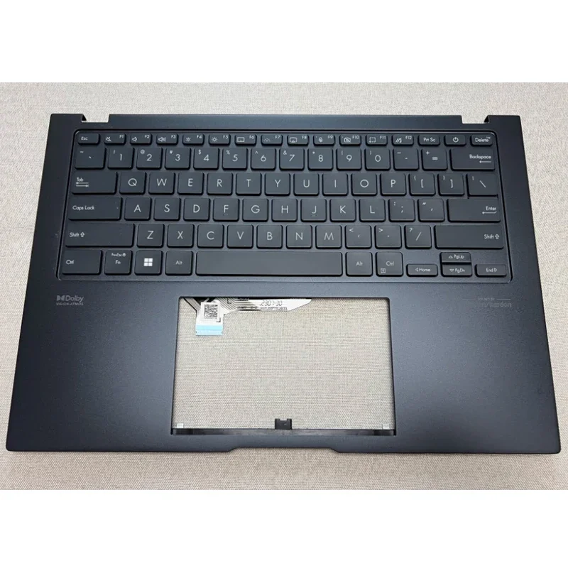 

New Laptop Case For ASUS Zenbook Pro 14 OLED UX6404 Palmrest Upper Case C Cover Shell With US Backlit Keyboard