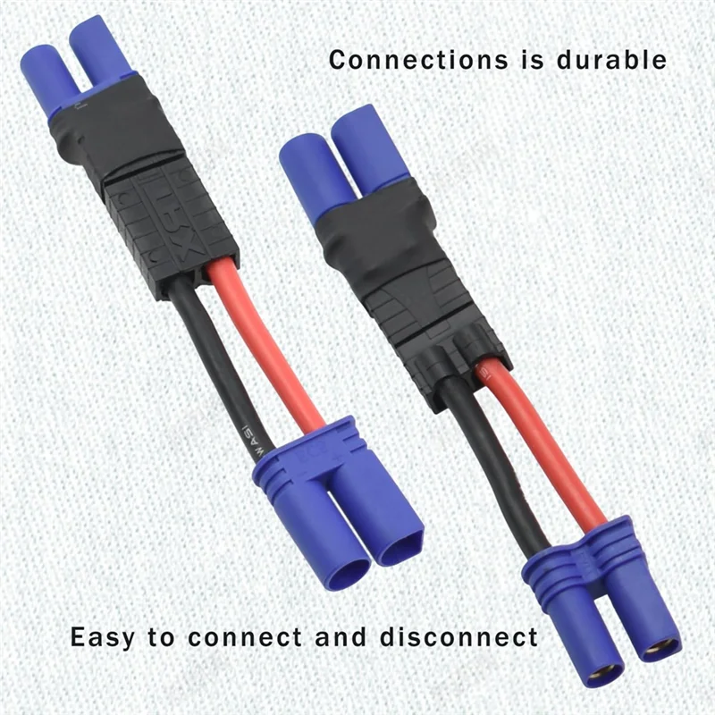

ABXF-RC Lipo Battery Connector Adapter Compatible With For TRX/Traxxas Lipo Battery Plug To EC5 Male Female On ESC Charger