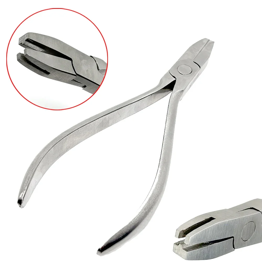 Dental Orthodontic V Stop Loop Pliers Stainless Steel Wire Bender Lab Braces Repair Tool