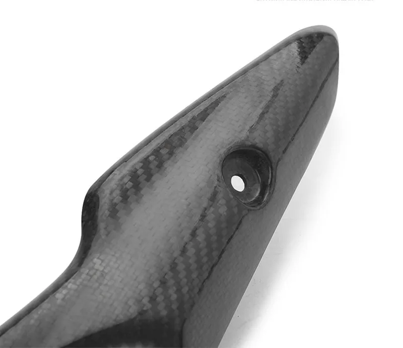 Motorcycle Exhaust Middle Link Pipe Carbon Fiber Heat Shield Cover Guard Anti-Scalding Shell Fit For Kawasaki Z900 Ninja 900 view 4