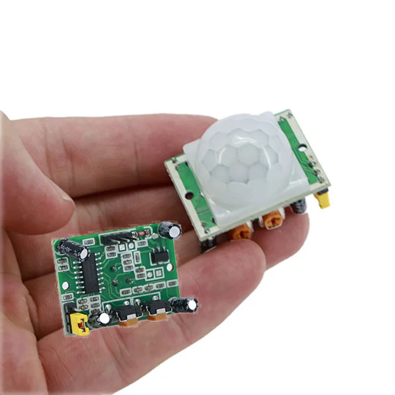 PIR Motion Sensor Module SR501, Adjustable Infrared Detector for Arduino Raspberry Pi DIY Electronics Projects