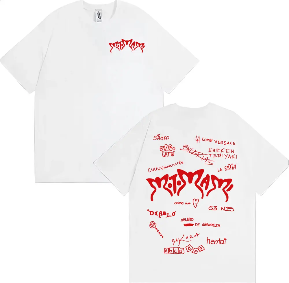 Singer Rosalía Music Album Graphic Tee Shirt Fashion Trending High Street T-shirt Men Women Casual 100% Cotton Oversized T Shirt