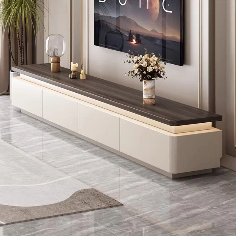 

Living Room Led Light Tv Stand Aesthetic Vase Wooden Unit Tv Stand Table Luxury Design Soportes De Television Home Furniture