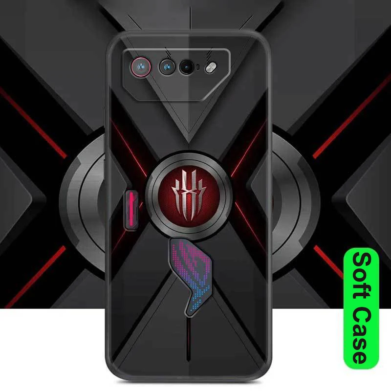 For Asus ROG Phone 7 Case ROG7 Pro Protector Silicone Soft Phone Back Cover ROG7 Cases for Asus ROG 7 Pro Fundas Shockproof Capa