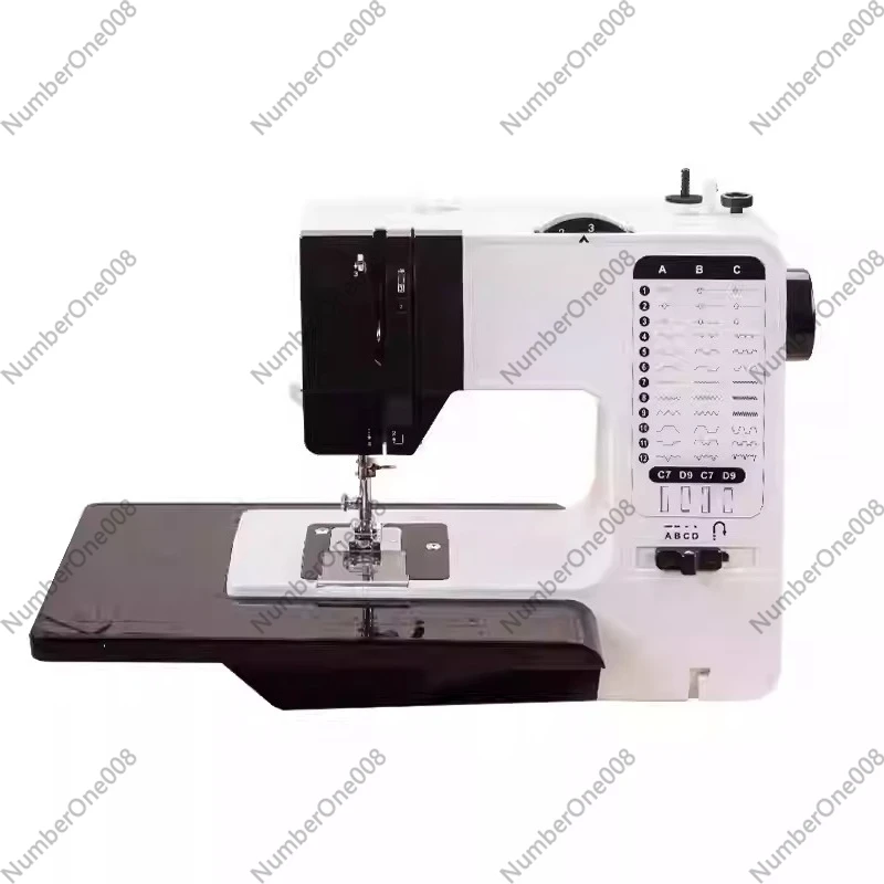

Портативная электрическая швейная машина 110В/220В для начинающих, 38 встроенных строчек, с расширительным столиком и комплектом аксессуаров