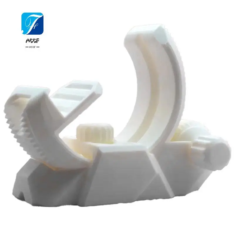 A55F-Printed Herringbone Gear Phone Stand, Adjustable Desktop Accessory, Portable And Practical Gear Design