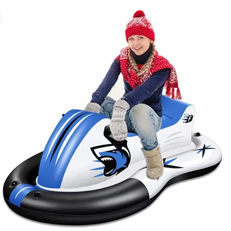 

Inflatable snow tubes, heavy-duty snow sleds made of rubber material, snowmobile sleds with sturdy handles