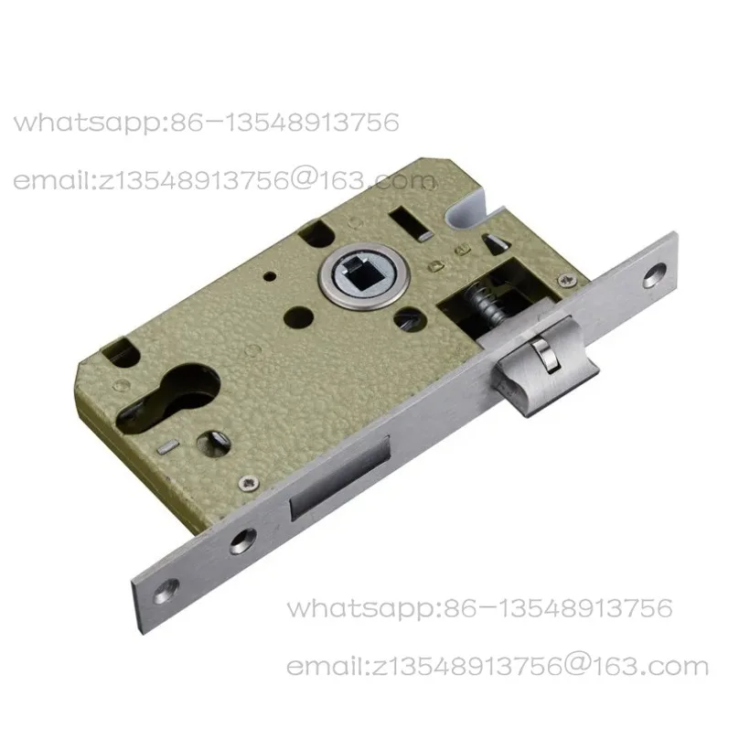 58 Stainless steel heavy spring lock body 180mm180 long room door lock indoor door silent lock body 5845 spot