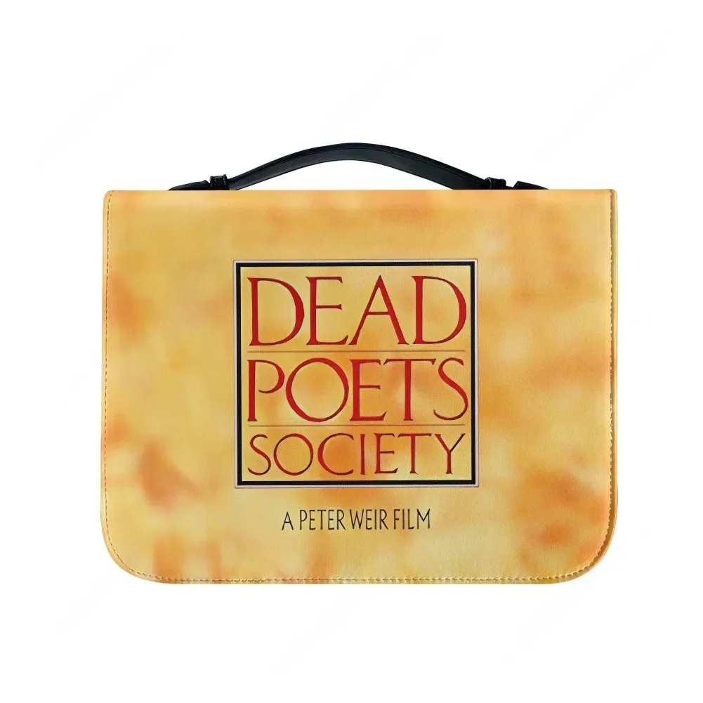 Dead Poets Society Comedy Movies Bible Bags Christian Gifts Cover Bible Pack Waterproof Leather Bag Pockets Package Case