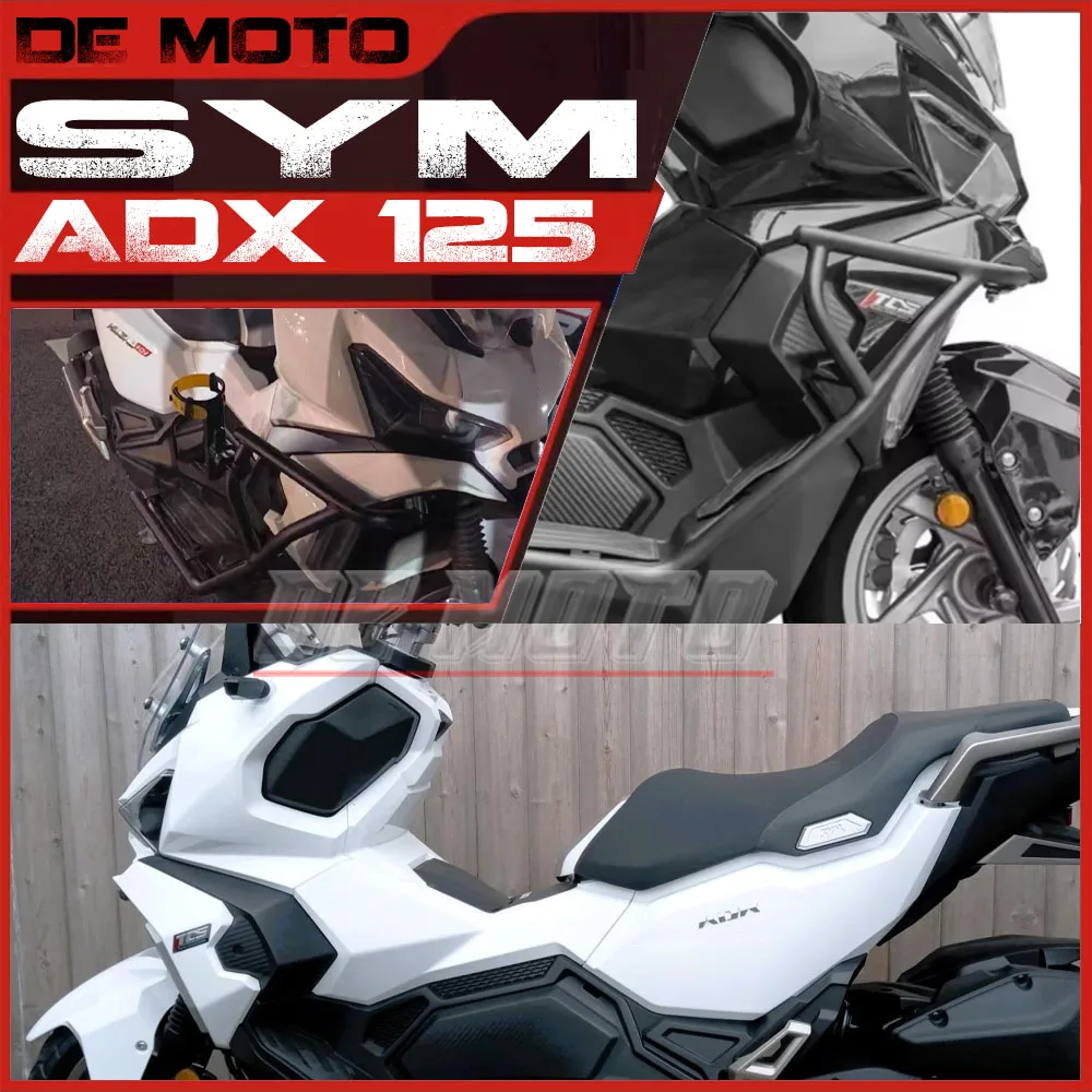 For SYM ADX 125 ADX125 125ADX Engine Guard Engine Guard Crash Bar Protection Bumper Guards Fit SYM ADX 125 ADX125
