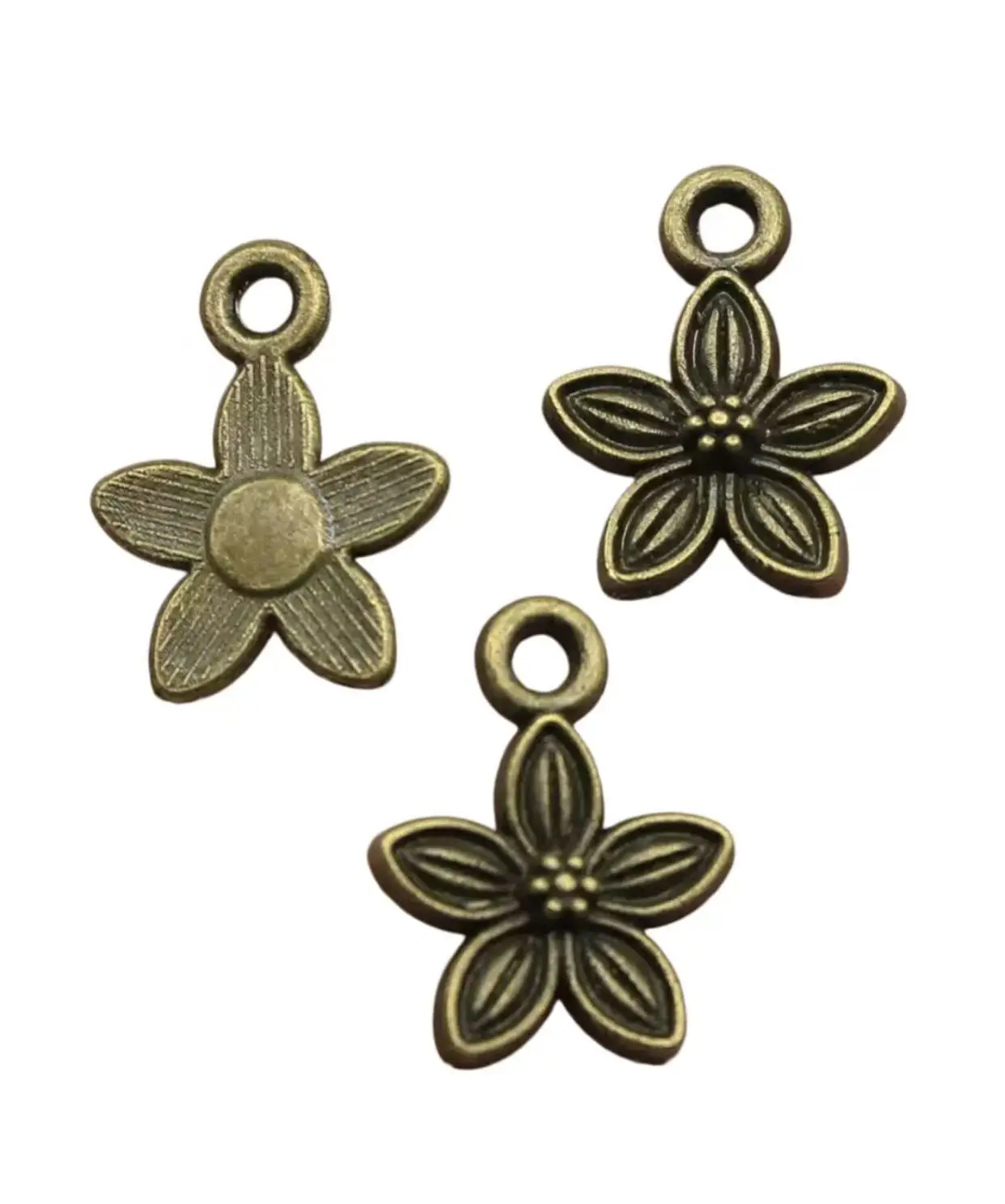 

40pcs 11mm flower charm T0256 for handmade