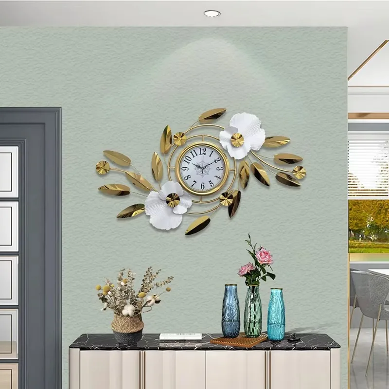 Silent Non Ticking Wall Clock Unusualhands Premium Vintage Luxury Wall Clock Aesthetic Retro Relojes De Pared Home Decor Items