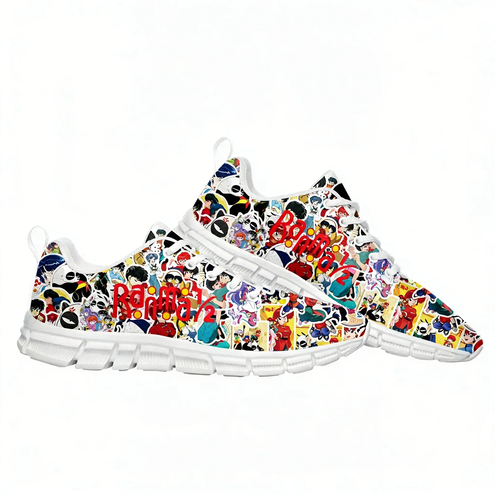 Ranma 1/2 Sports Shoes Mens Womens Comfortable Sneakers Tendo Akane High Quality Manga Comics Sneaker Custom Shoe