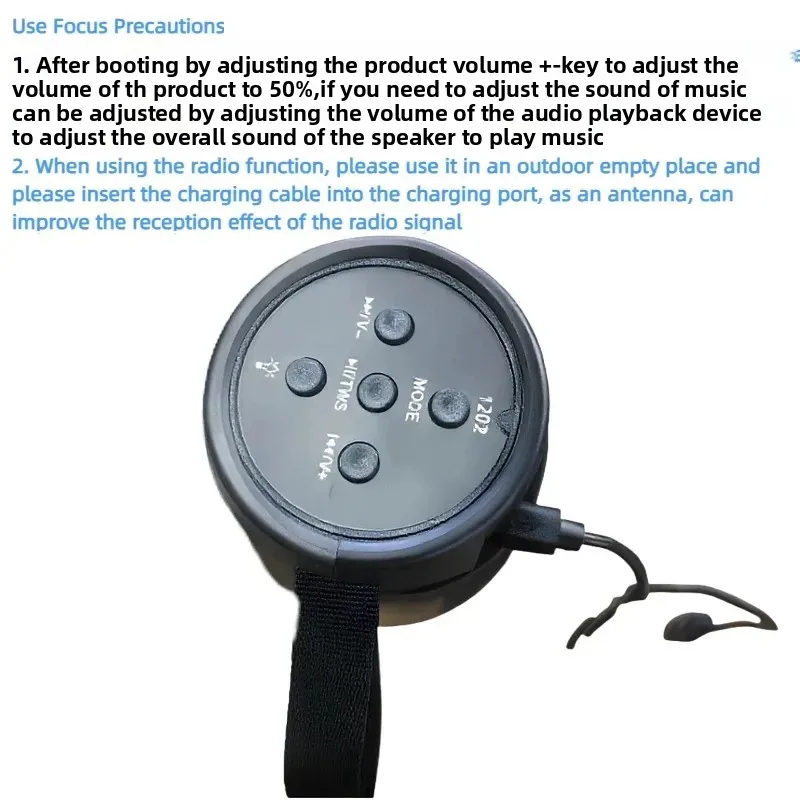 HOMEFISH Bluetooth Speakers Powerful Portable  Wireless Sound Box Subwoofer Car Audio Bass MP3 Player Sound System LED Lights