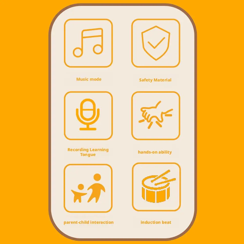 لطيف لعبة موسيقية تفاعلية الاستشعار فاز ألعاب من القطيفة الفاكهة الموسيقية دمية الكهربائية ألعاب من نسيج مخملي البرتقال الكمثرى الحيوانات المحشوة والقطيفة