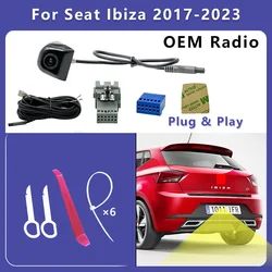 iTOPCAM Rear Reversing Canbus Camera for Seat Ibiza 6F KJ1 2017 2018 2019 2020 OEM Radio Plug and play without coding