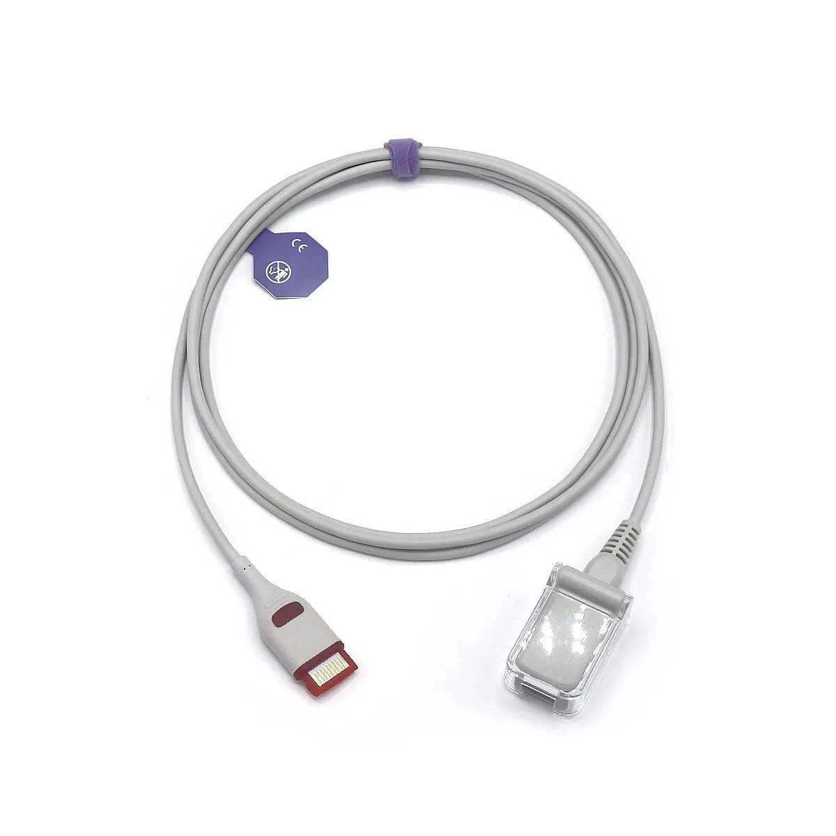 Compatible Reusable SpO2 Extension Adapter Cable for RAD-97 20pins 2.2 Meters