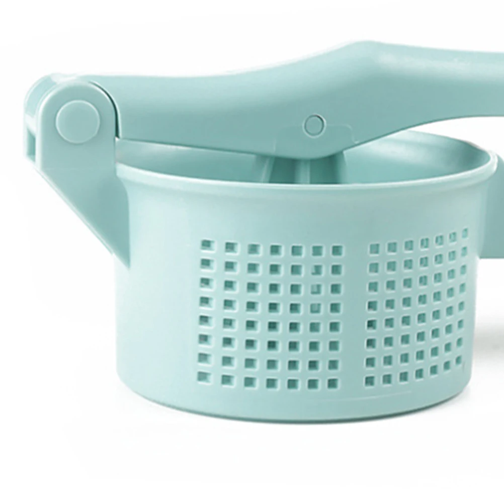 

Potatoes Mashed Press Masher Box Handheld Presser Blue Sainless Steel Ricer Dad