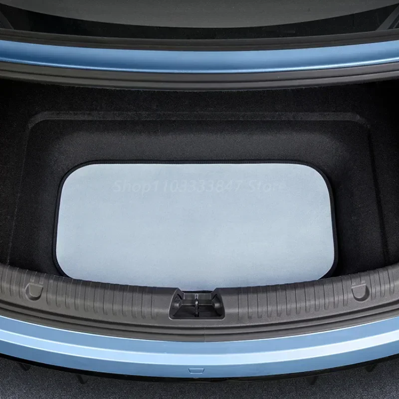 For BYD SEAL ATTO4 EV Trunk Pad Car Interior Modification Special Car Customization Plush Front and Back Trunk Pad Accessories 3