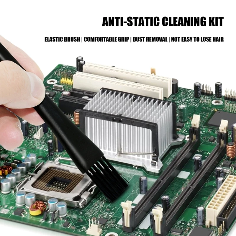 4Piece Anti Static Brushes Cleaning Keyboard Brush Dust Cleaning Brush for Computer Cameras Cleaner H8WD