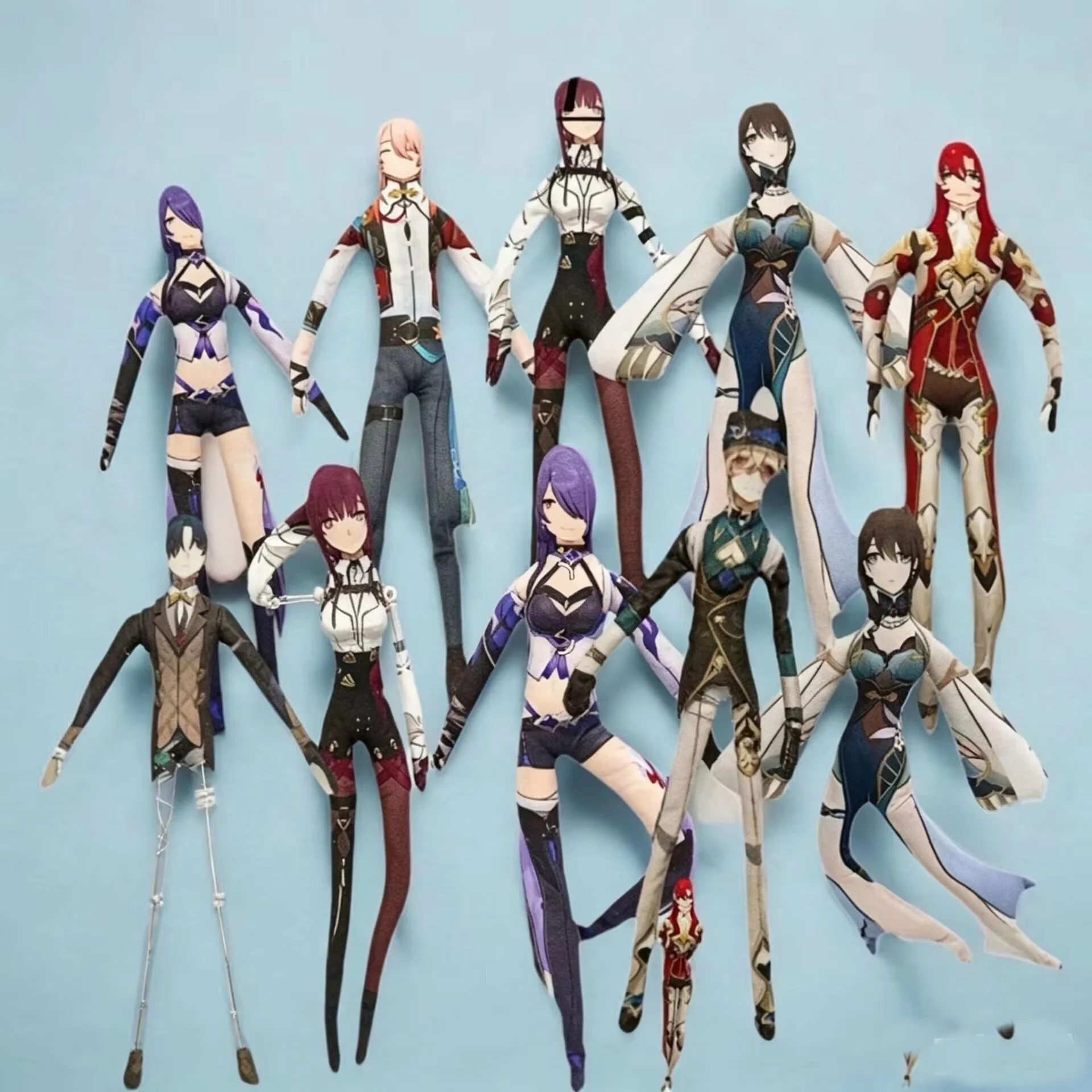 Game Honkai Star Rail Aventurine Blade Boothill Robin Cosplay Doll Plush Stuffed Flexible Iron Wire Abstract Figure Dolls Gifts