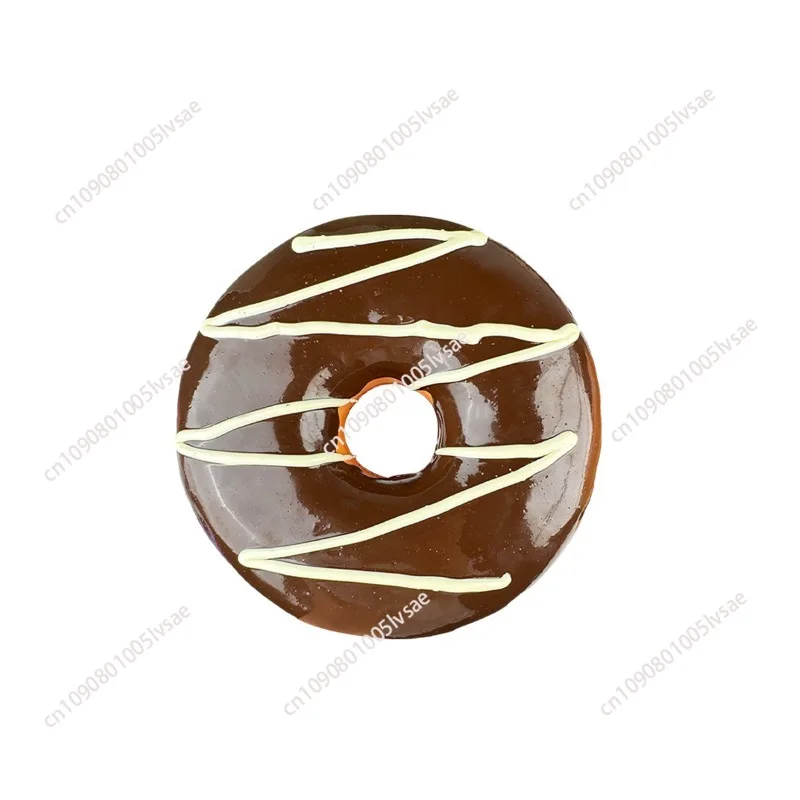 Modelo de simulación de Donut de gran tamaño, decoración de postre, panadería, cafetería, decoración gigante de PU Artificial, accesorios de fotografía