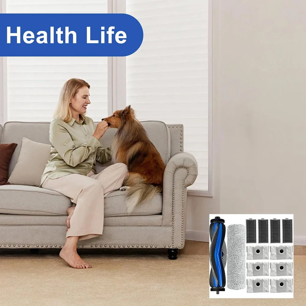 

A83G-Набор аксессуаров для пылесоса Ecovacs Deebot X9 Pro Omni/X9 Pro, основная щетка, роликовая швабра, мешок для пыли, HEPA-фильтр