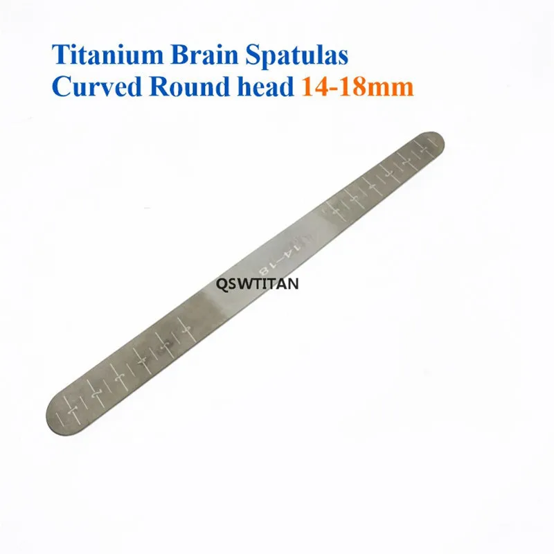 สมองกดแผ่น Spatulas ไทเทเนียม Extracranial กดแผ่นศัลยกรรมเครื่องมือผ่าตัด