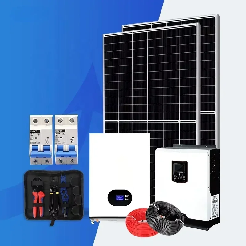 

New Energy Home Use 3KW 5KW 10kw 20kw 30kw Solar Power Energy Storage System Grid-connected System