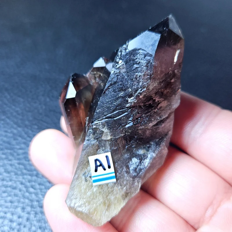 

Natural Black Crystal And Mineral Stones Quartz Cluster Witchcraft Gemstones Home Decorations