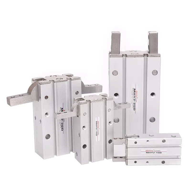 Tianjin Pneumatic Y-type HFR Air Claw Finger Cylinder 180 Degree Opening and Closing MHY2-10D/16D/20D/25