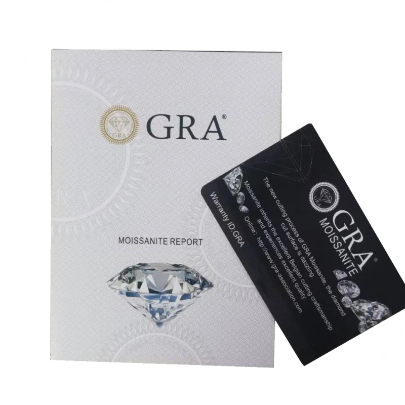 حجر مويسانيتي مستدير القطع لون سماوي متاح أحجار كريمة لصنع المجوهرات بنفسك مع شهادة GRA