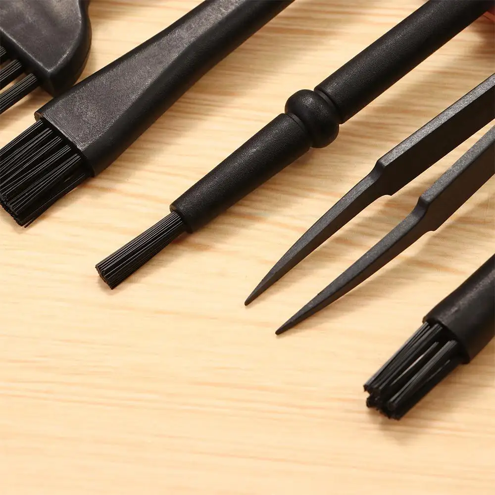 Tool Nylon For Phone For Laptop Temperature Resistant For Keyboard Computer Cleaners 6 in 1 Keyboard Brush Kit Anti Static