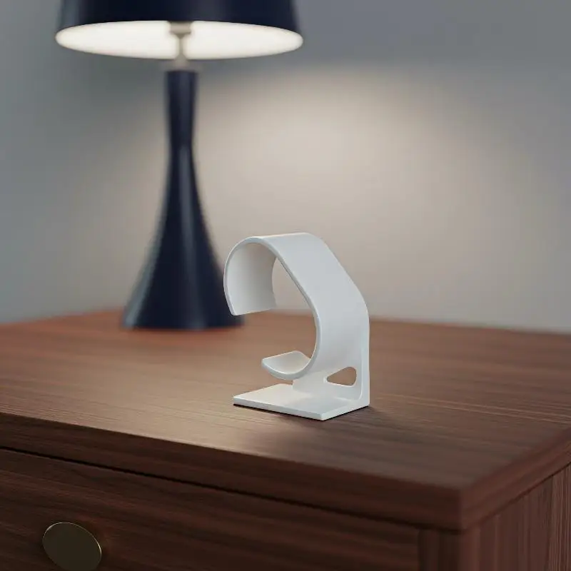 3D Printed Smooth Curved Watch Display Organizer Holder Stable Base For Jewelry Trinket Bedside Desktop Ornament Storage Rack