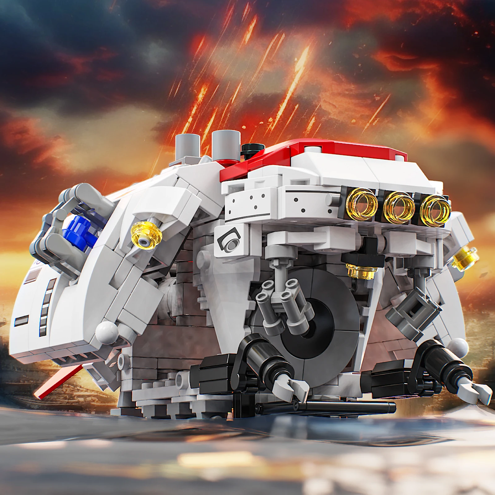 

480PCS Submersible Model Building Blocks Toys Submarine Assemble Puzzle Bricks Toy Sets For Kid Desktop Ornament Gifts